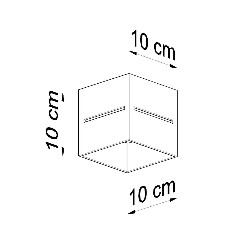 Sollux Lighting Lobo 1L plafonnier aluminium G9