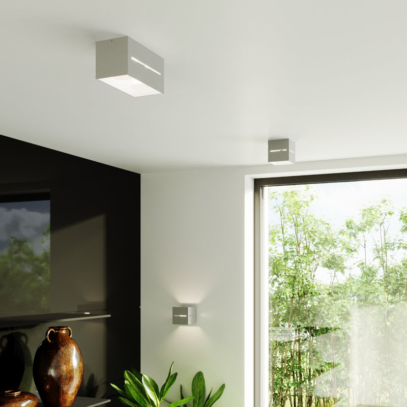 Sollux Lighting Lobo 1L lampada da soffitto alluminio G9