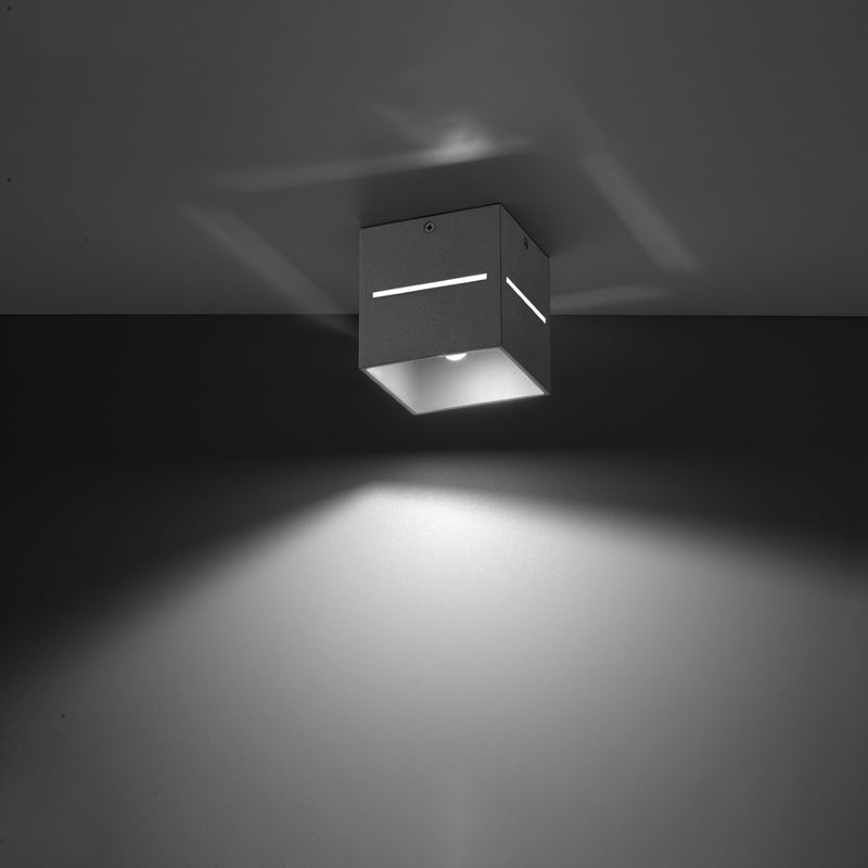 Sollux Lighting Lobo 1L lampada da soffitto alluminio G9