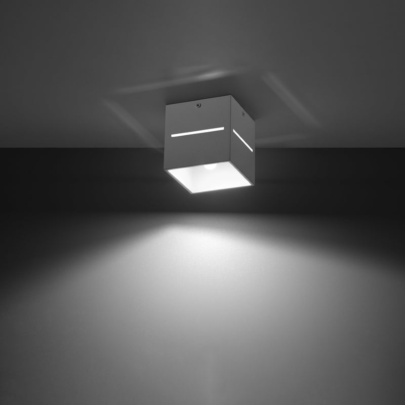 Sollux Lighting Lobo 1L lampada da soffitto alluminio G9