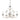 Kolarz chandelier ROSSANA gold glass