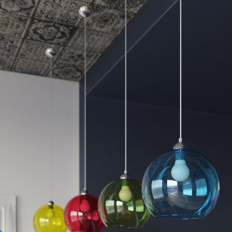 Sollux Lighting Ball 1L pendant lamp glass E27, D 30cm