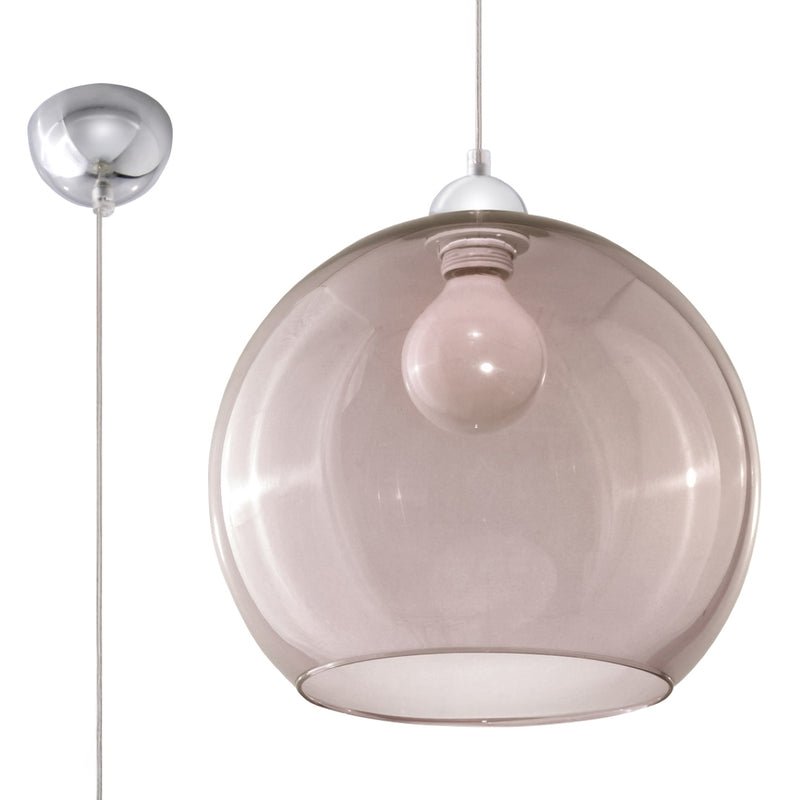 Sollux Lighting Ball 1L pendant lamp glass E27