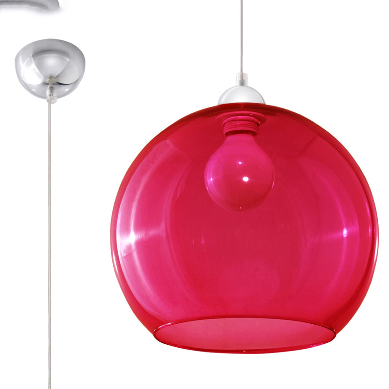 Sollux Lighting Ball 1L pendant lamp glass E27