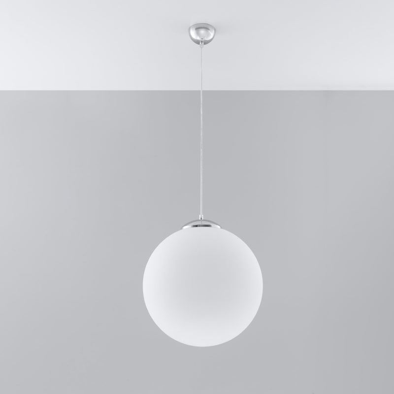 Sollux Lighting Ugo 1L pendel glas E27, D 20-40cm