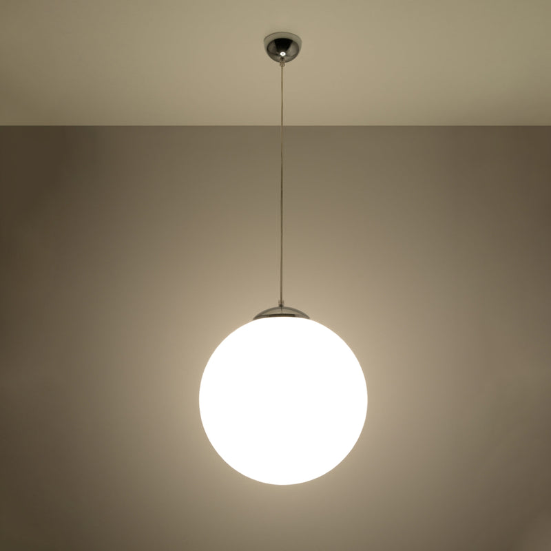 Sollux Lighting Lampada a sospensione Ugo 1L vetro E27, D 20-40cm