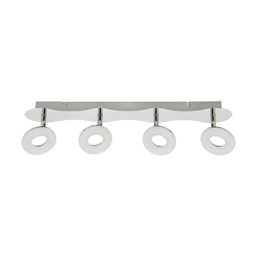 lighting rails STRUHM DONAT  LED (SMD)4 x 5W stainless steel  chrome