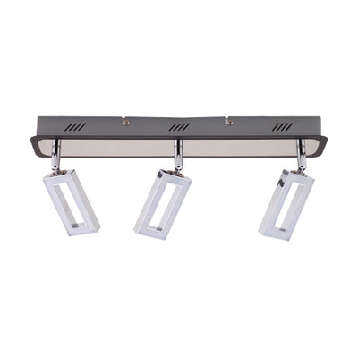 lighting rails STRUHM KENT  LED (SMD)3 x 6W stainless steel chrome