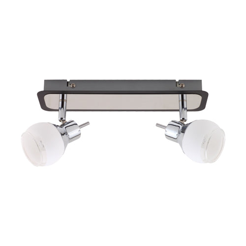 lighting rails STRUHM EPOS G9 2 x 40W stainless steel chrome