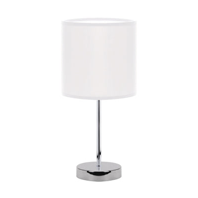 table lamps STRUHM AGNES E14 40W stainless steel white