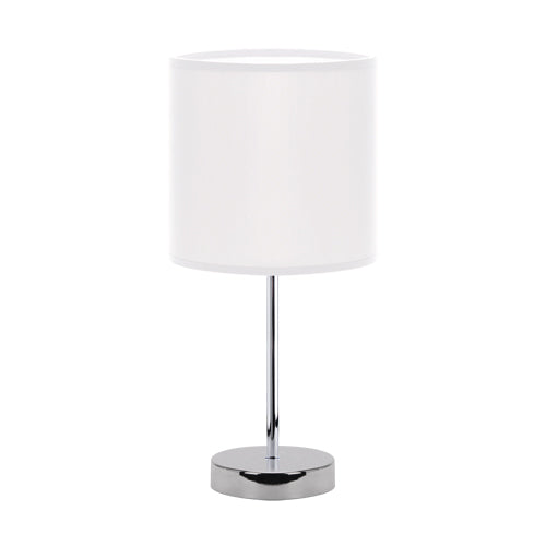 table lamps STRUHM AGNES E14 40W stainless steel white