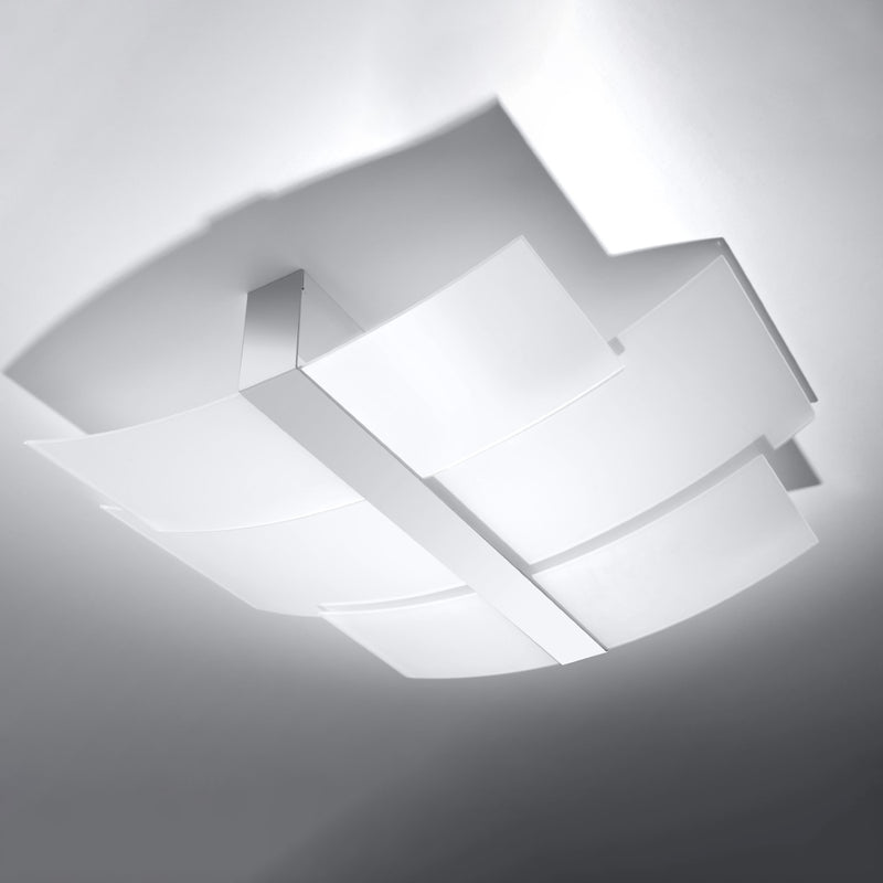 Sollux Lighting Celia 3L flush mount ceiling lamp steel E27