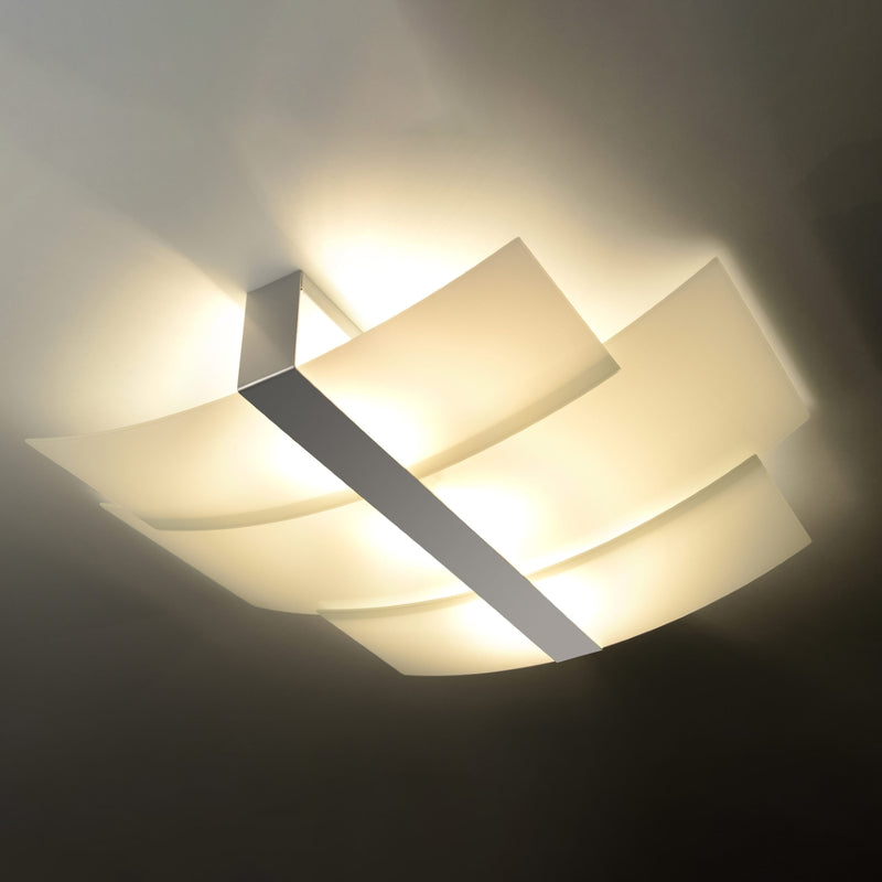 Sollux Lighting Celia 3L flush mount ceiling lamp steel E27