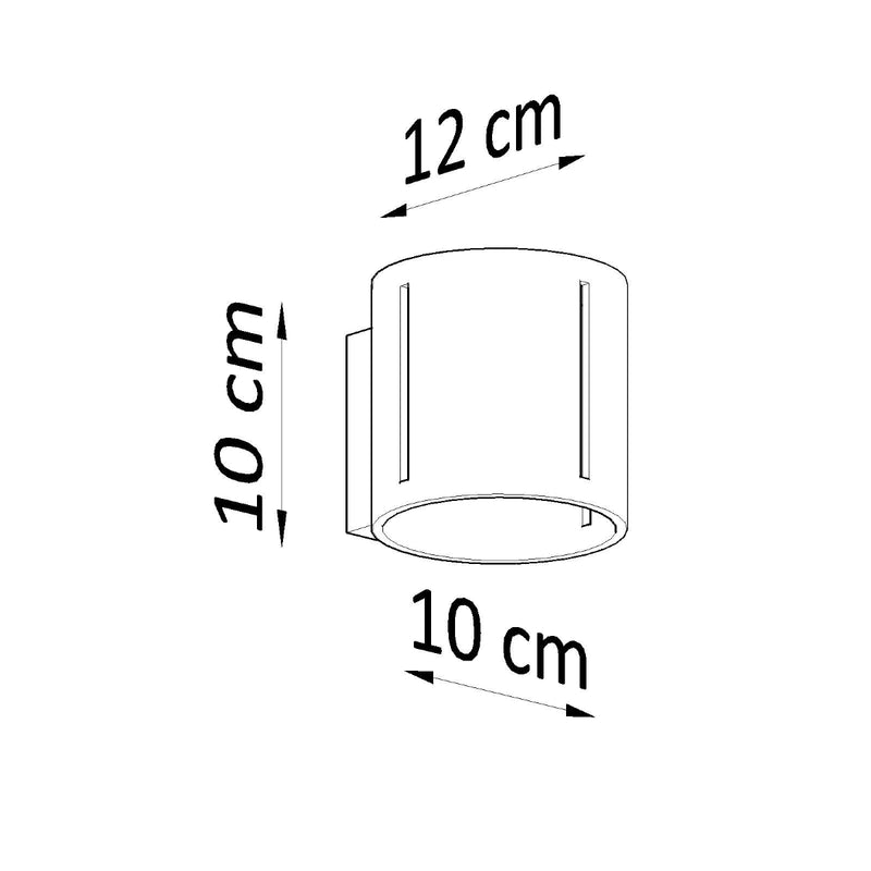 Sollux Lighting Inez 1L Wandleuchte Aluminium G9