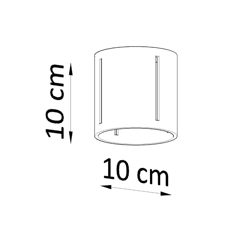 Sollux Lighting Inez 1L kattovalaisin alumiini G9