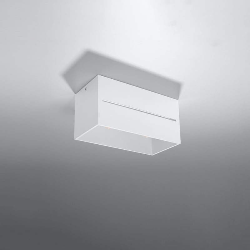 Sollux Lighting Lobo 2L ceiling lamp aluminium G9