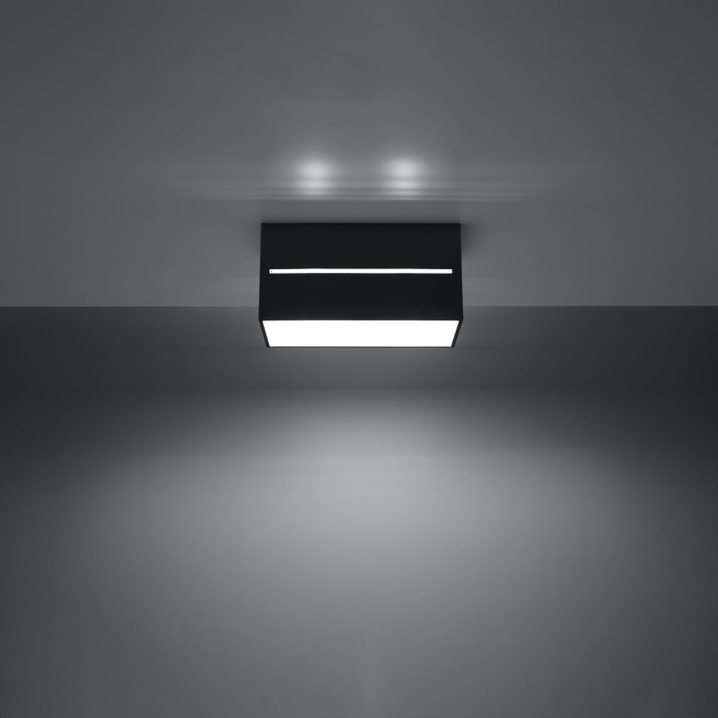 Sollux Lighting Lobo 2L plafonnier aluminium G9