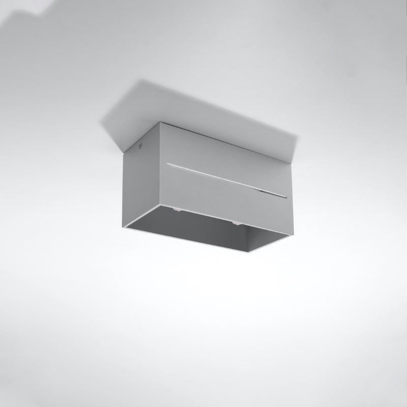 Sollux Lighting Lobo 2L ceiling lamp aluminium G9