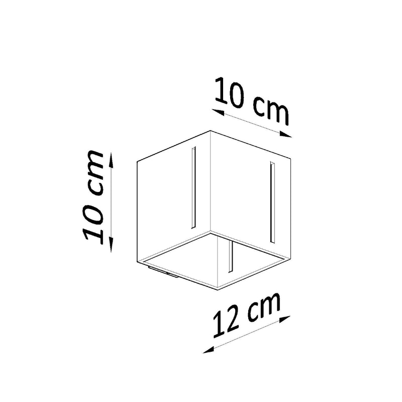 Sollux Lighting Pixar 1L væglampe aluminium G9