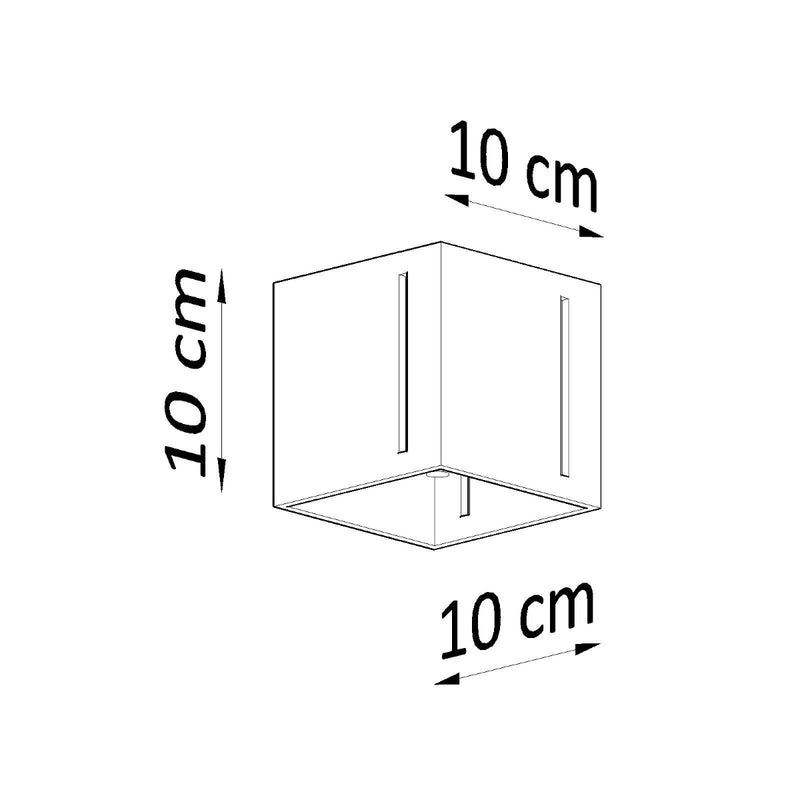 Sollux Lighting Pixar 1L Plafón aluminio G9