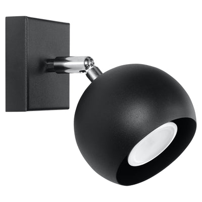 Sollux Lighting Oculare 1L accent wall lamp steel GU10