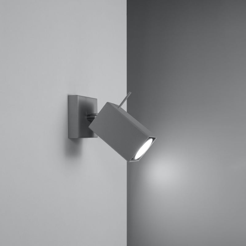 Sollux Lighting Merida 1L accent wall lamp steel GU10