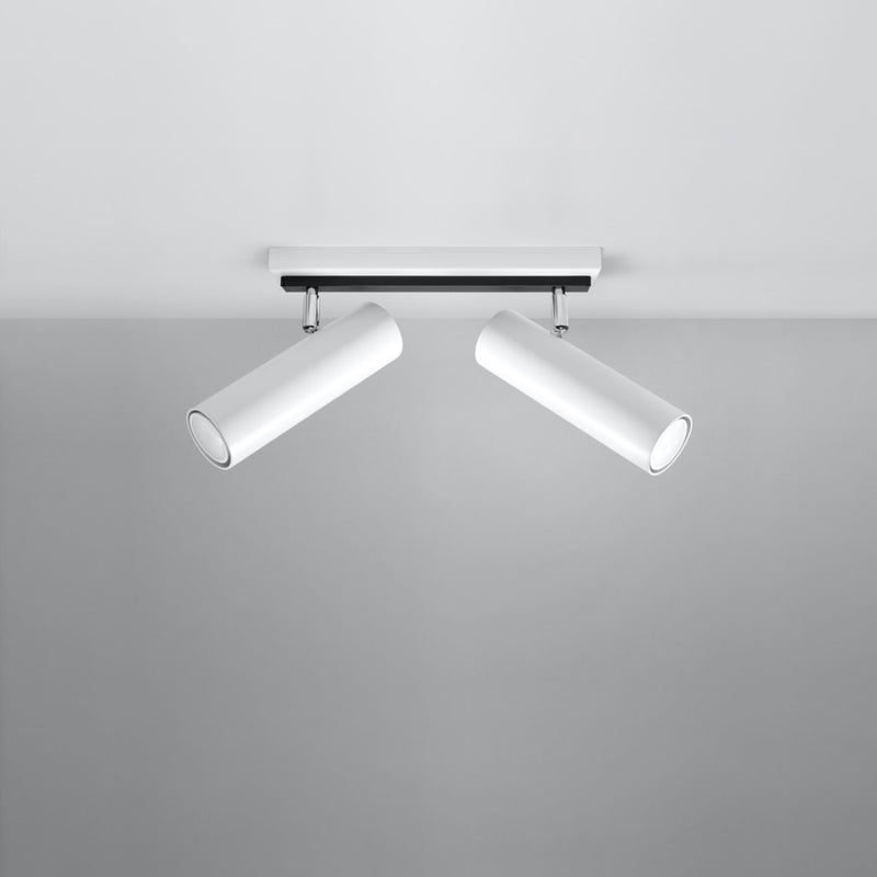 Sollux Lighting Direzione 2L ceiling spotlight steel GU10