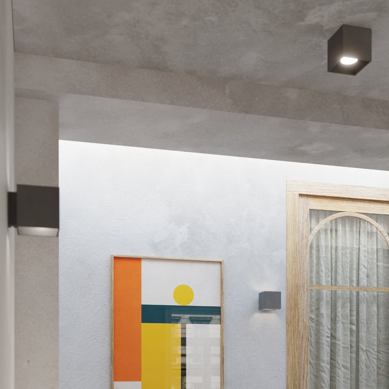 Sollux Lighting Quad 1L faretto da soffitto in alluminio GU10