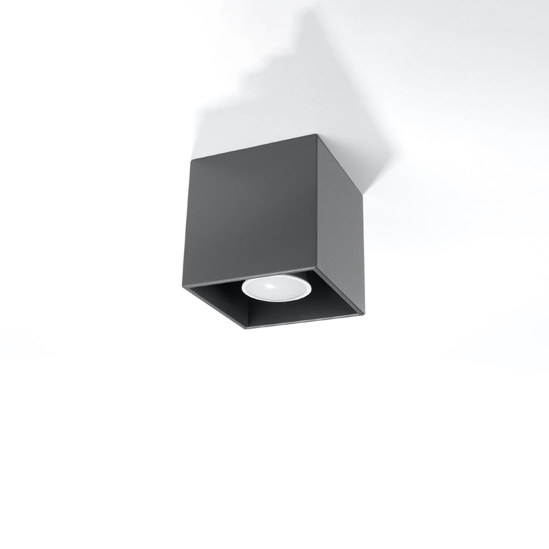 Sollux Lighting Foco de techo Quad 1L aluminio GU10