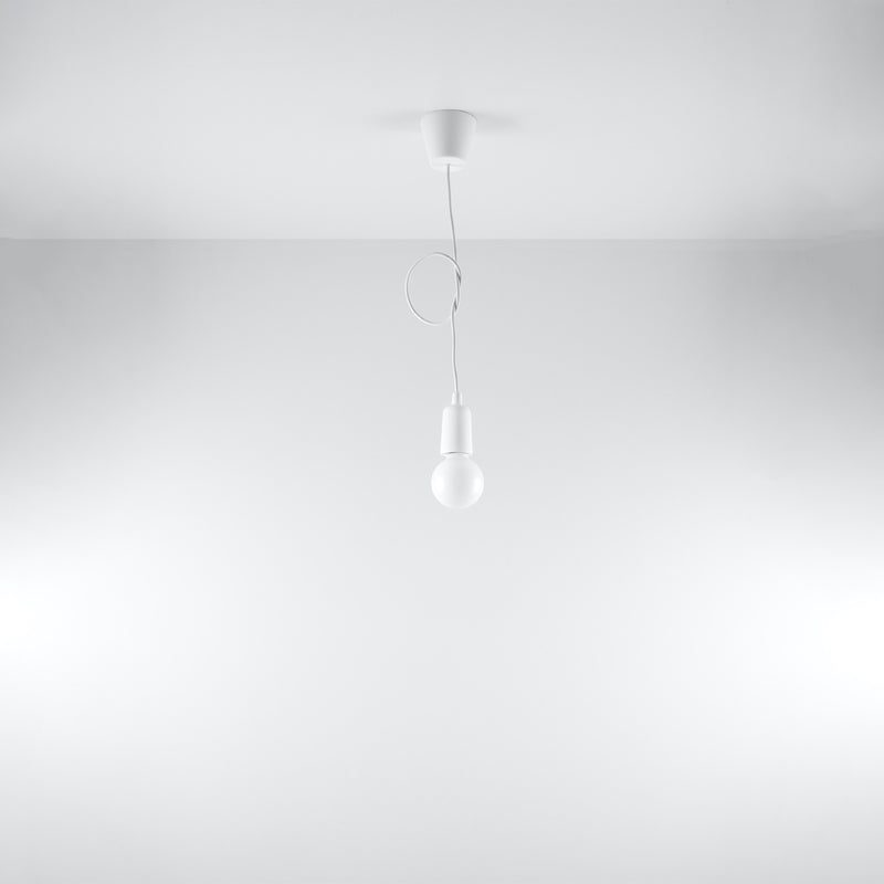 Sollux Lighting Diego 1L hanglamp PVC E27