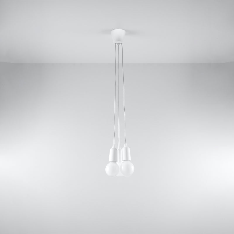 Sollux Lighting Diego 3L Lámpara colgante PVC E27