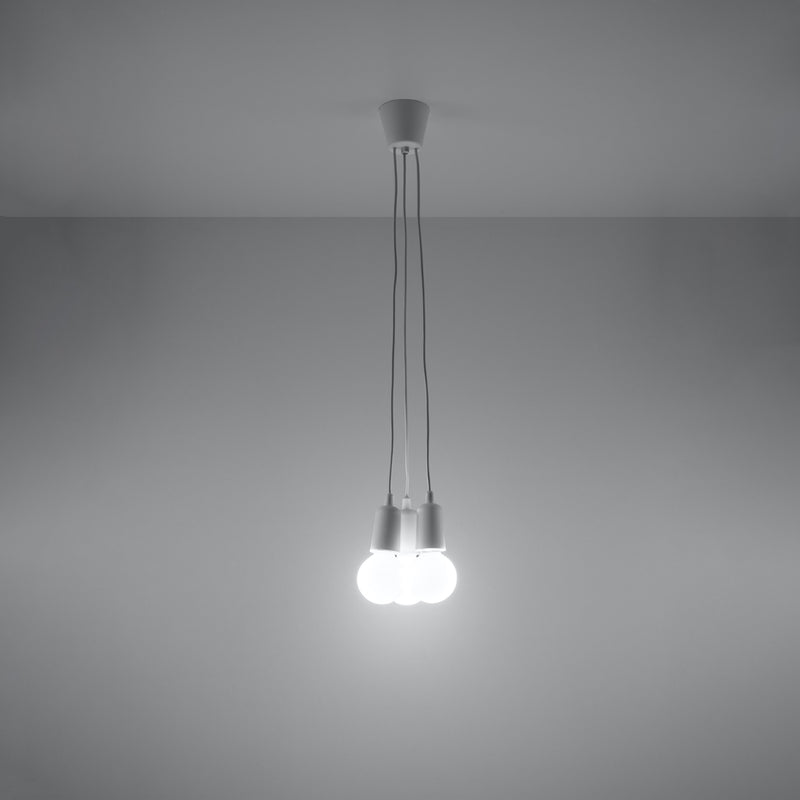 Sollux Lighting Diego 3L Lámpara colgante PVC E27