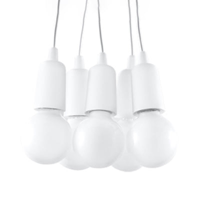 Sollux Lighting Diego 5L pendant lamp PVC E27