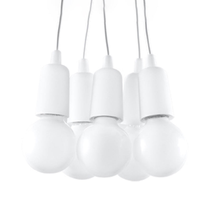 Sollux Lighting Diego 5L pendant lamp PVC E27