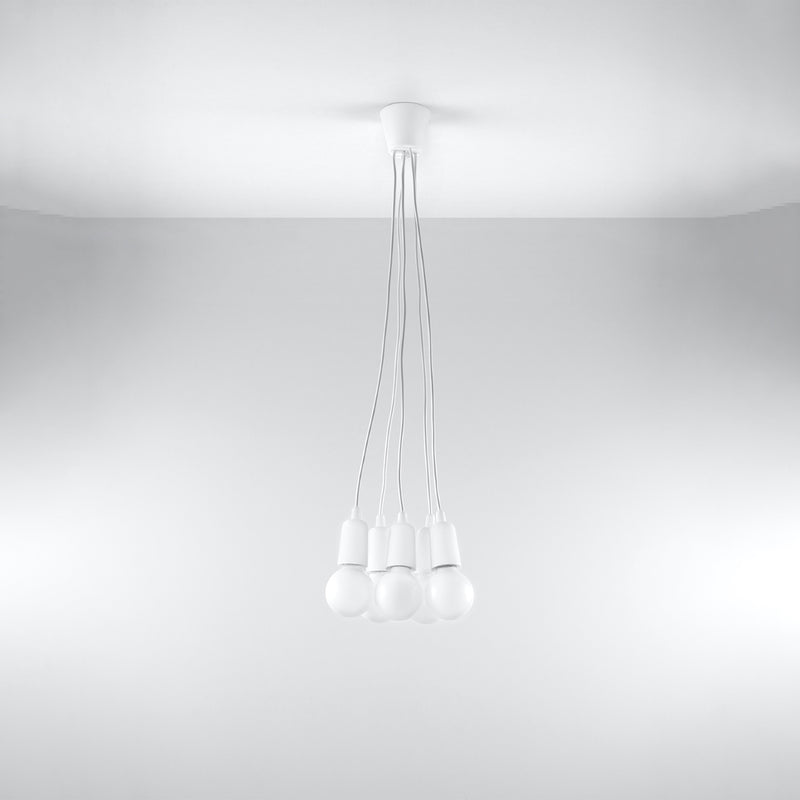 Sollux Lighting Diego 5L pendant lamp PVC E27