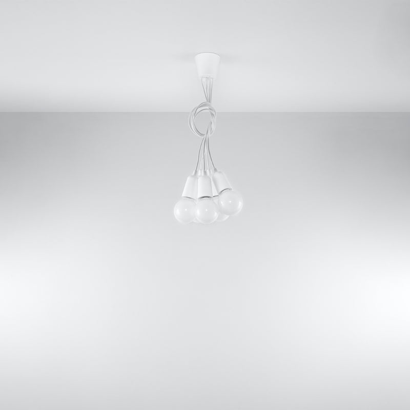 Sollux Lighting Diego 5L pendant lamp PVC E27