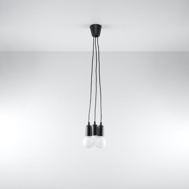 Sollux Lighting Diego 3L Lámpara colgante PVC E27