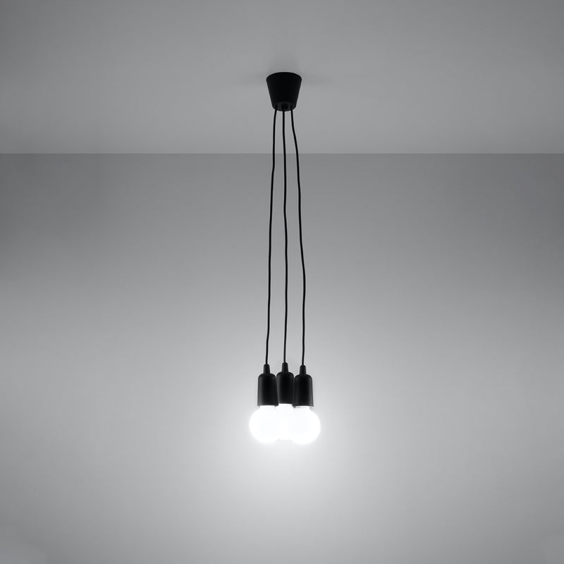 Sollux Lighting Diego 3L pendant lamp PVC E27