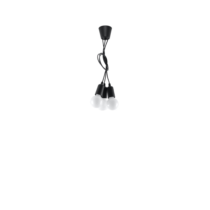 Sollux Lighting Diego 3L Pendelleuchte PVC E27