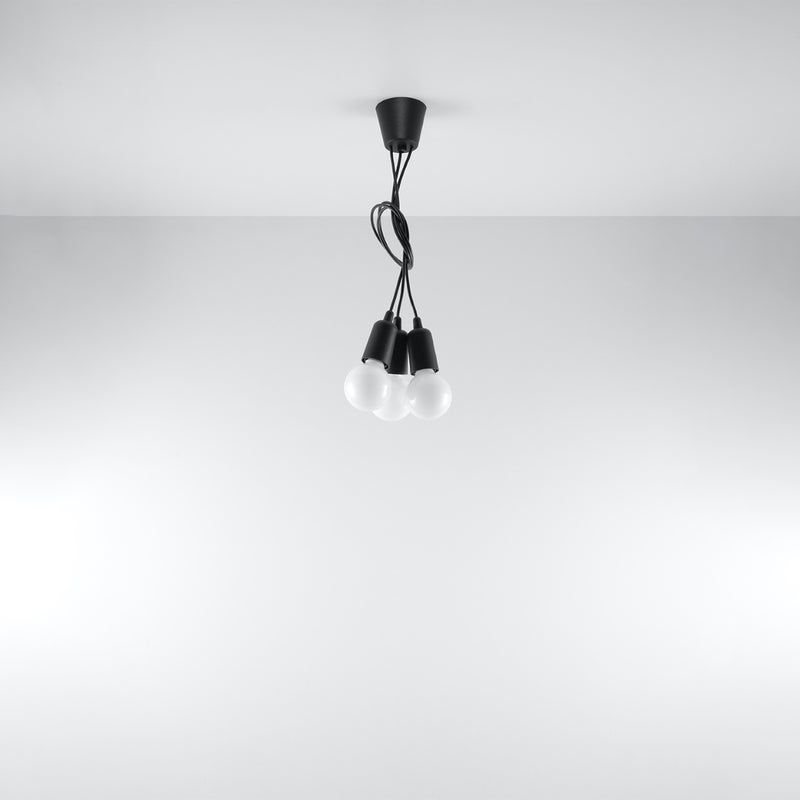 Sollux Lighting Diego 3L pendant lamp PVC E27