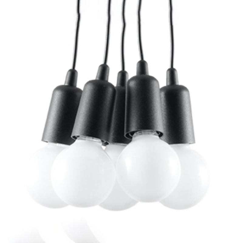 Sollux Lighting Diego 5L pendant lamp PVC E27