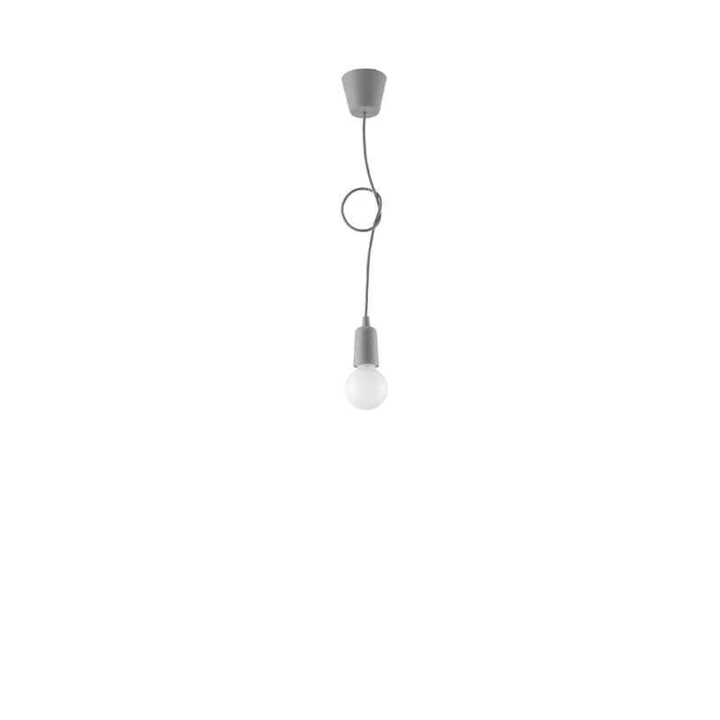 Sollux Lighting Diego 1L hanglamp PVC E27