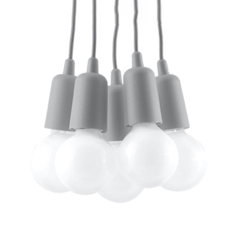 Sollux Lighting Diego 5L pendant lamp PVC E27