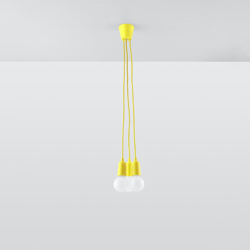 Sollux Lighting Diego 3L pendant lamp PVC E27