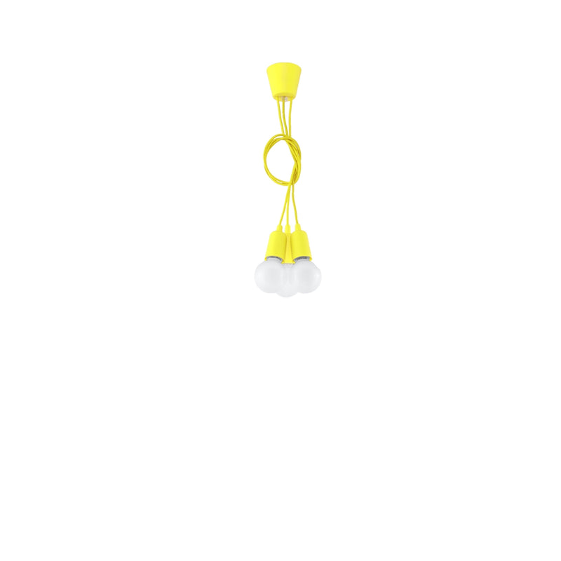 Sollux Lighting Diego 3L pendant lamp PVC E27