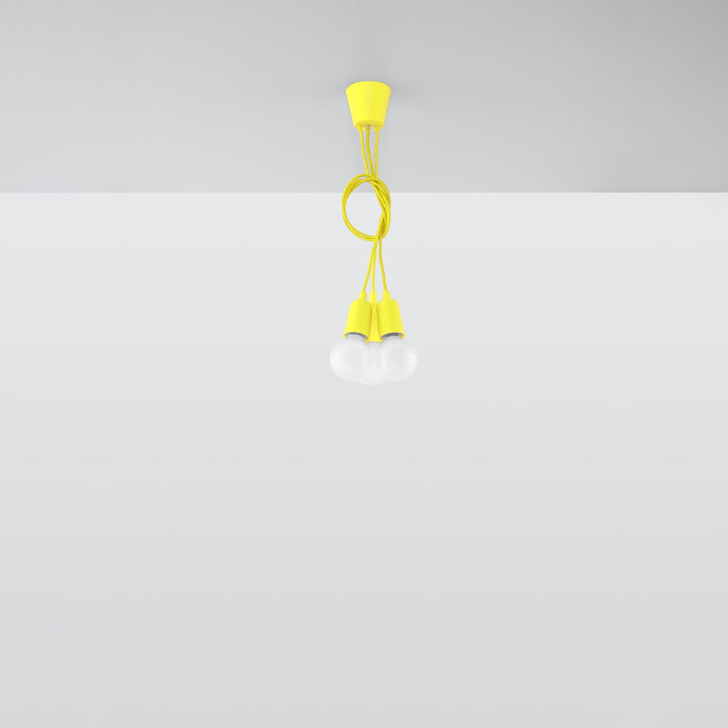 Sollux Lighting Diego 3L pendant lamp PVC E27