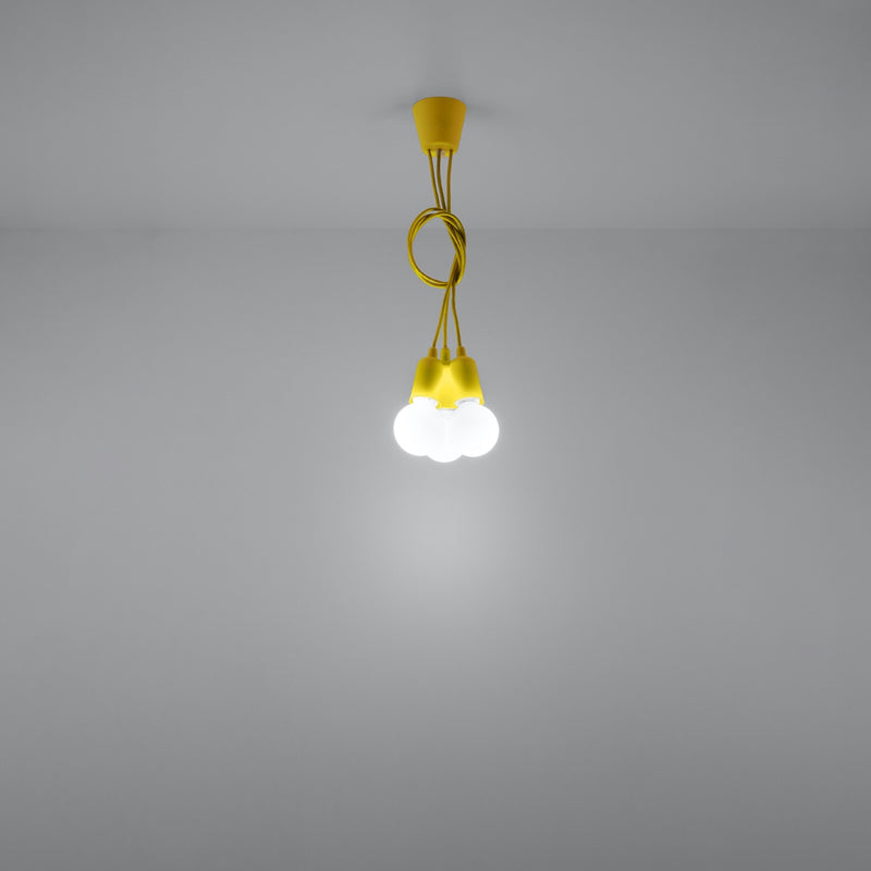 Sollux Lighting Diego 3L pendant lamp PVC E27