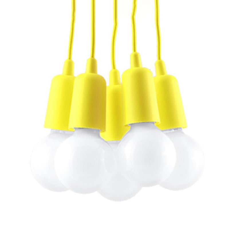 Sollux Lighting Diego 5L pendant lamp PVC E27