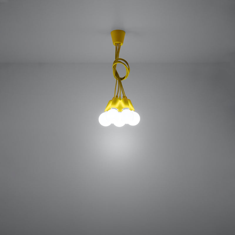 Sollux Lighting Diego 5L hanglamp PVC E27