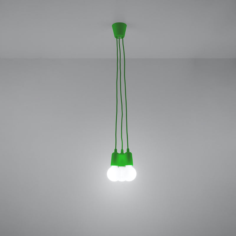 Sollux Lighting Diego 3L pendant lamp PVC E27